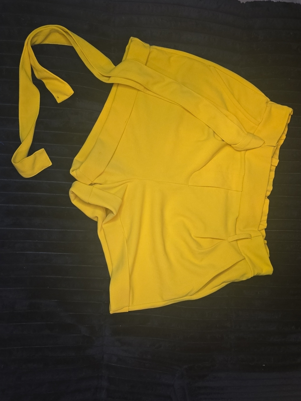 Bright Yellow Halter Romper